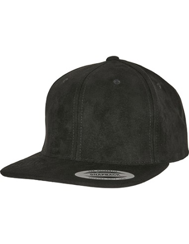Y-6089SU-Suede Leather Snapback